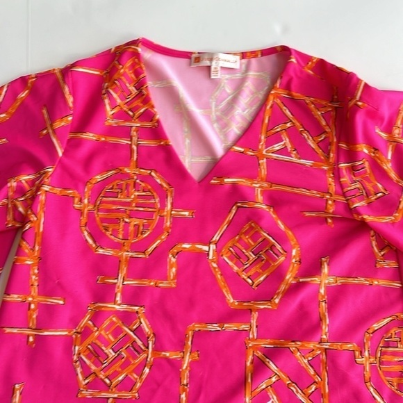 Jude Connally Daniella Top in Ruby Bamboo Lattice Size XS - Picture 8 of 10